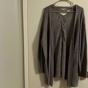 Grey Cardigan great for a date night or family reunion (: